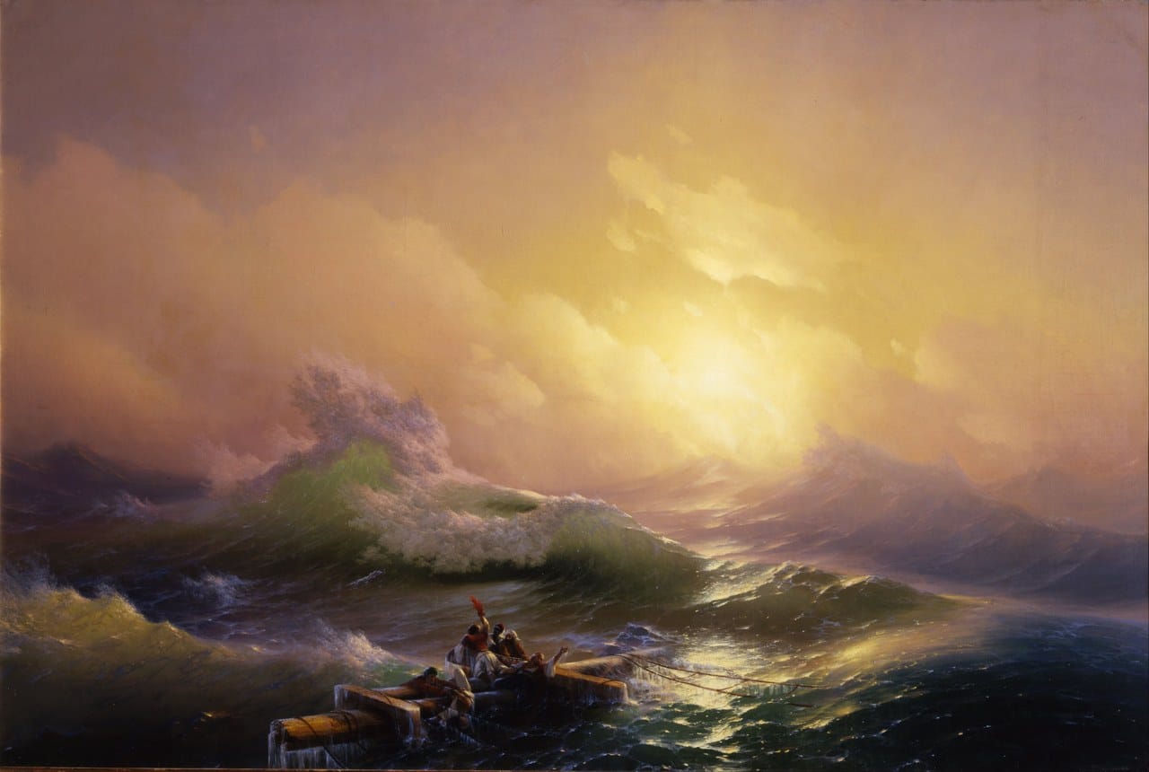 Featured painting by Ivan Aivazovsky