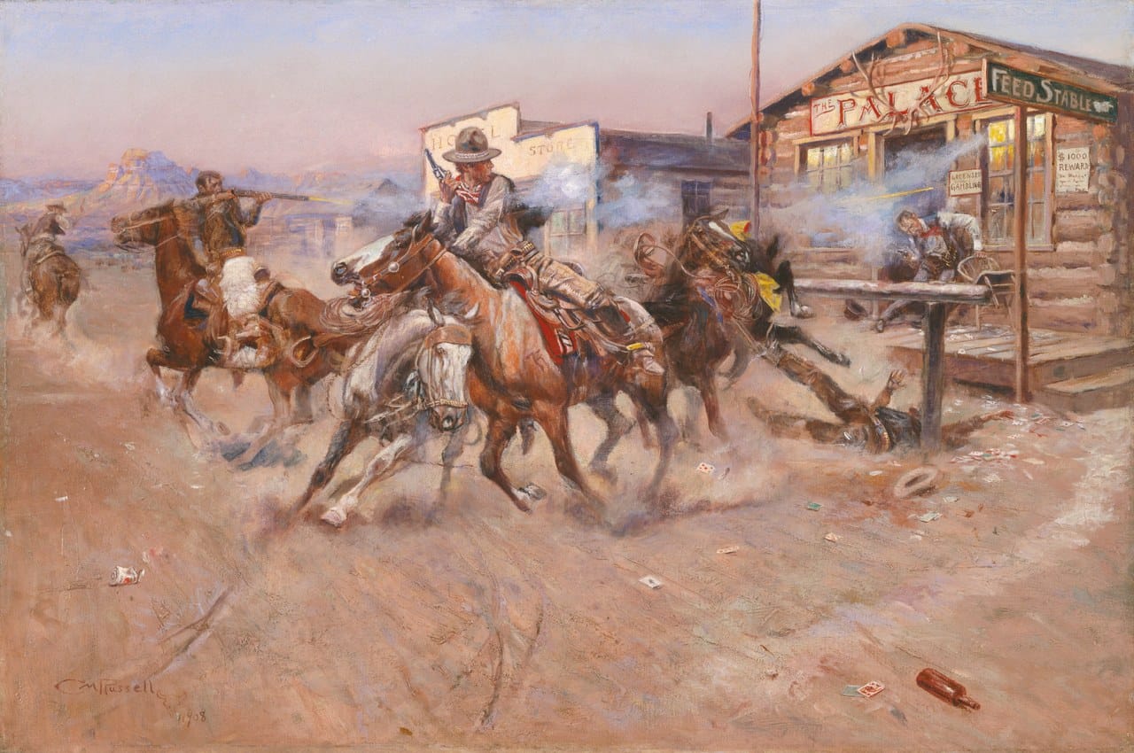 Featured painting by Charles M. Russell