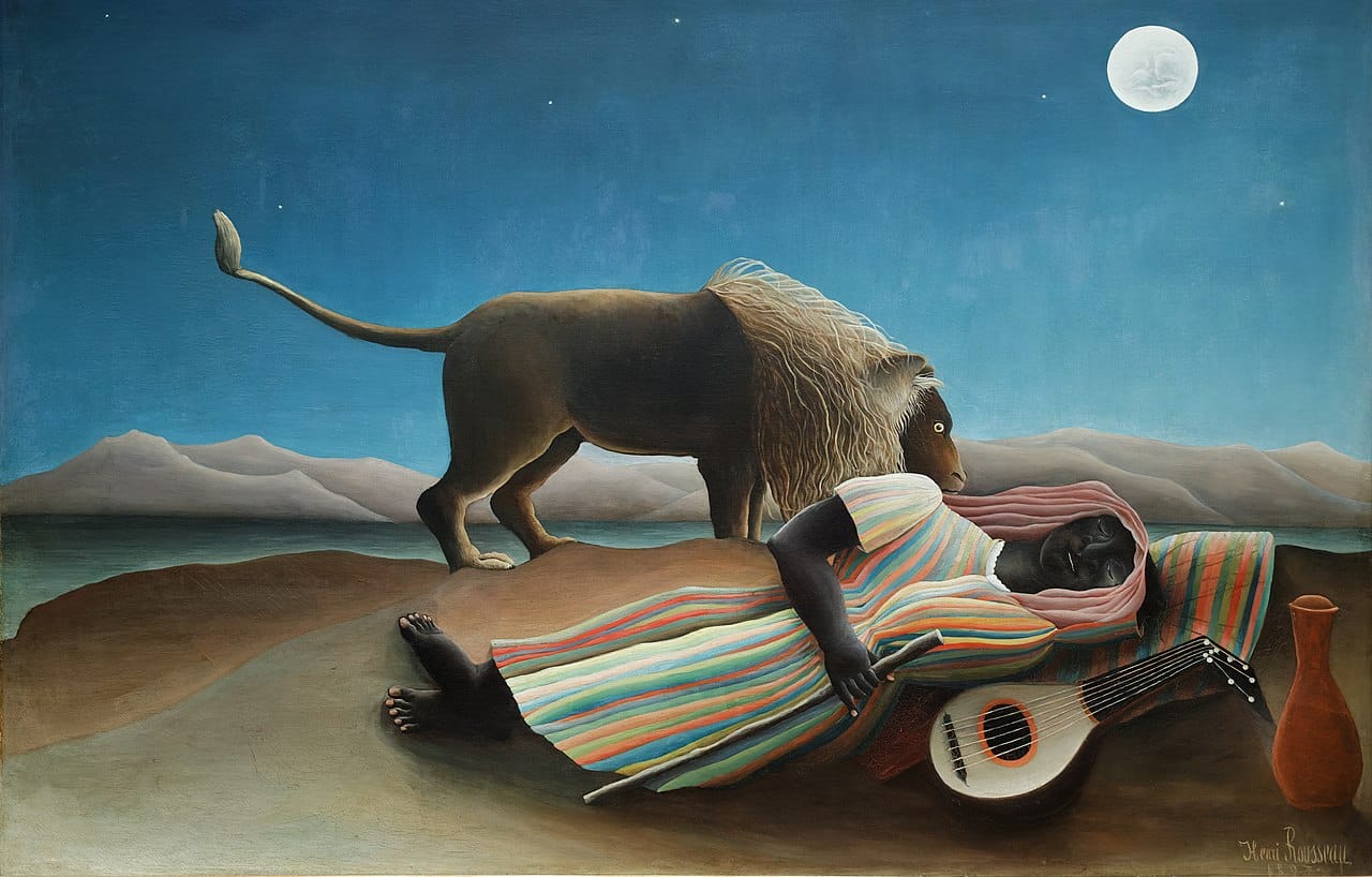 Featured painting by Henri Rousseau
