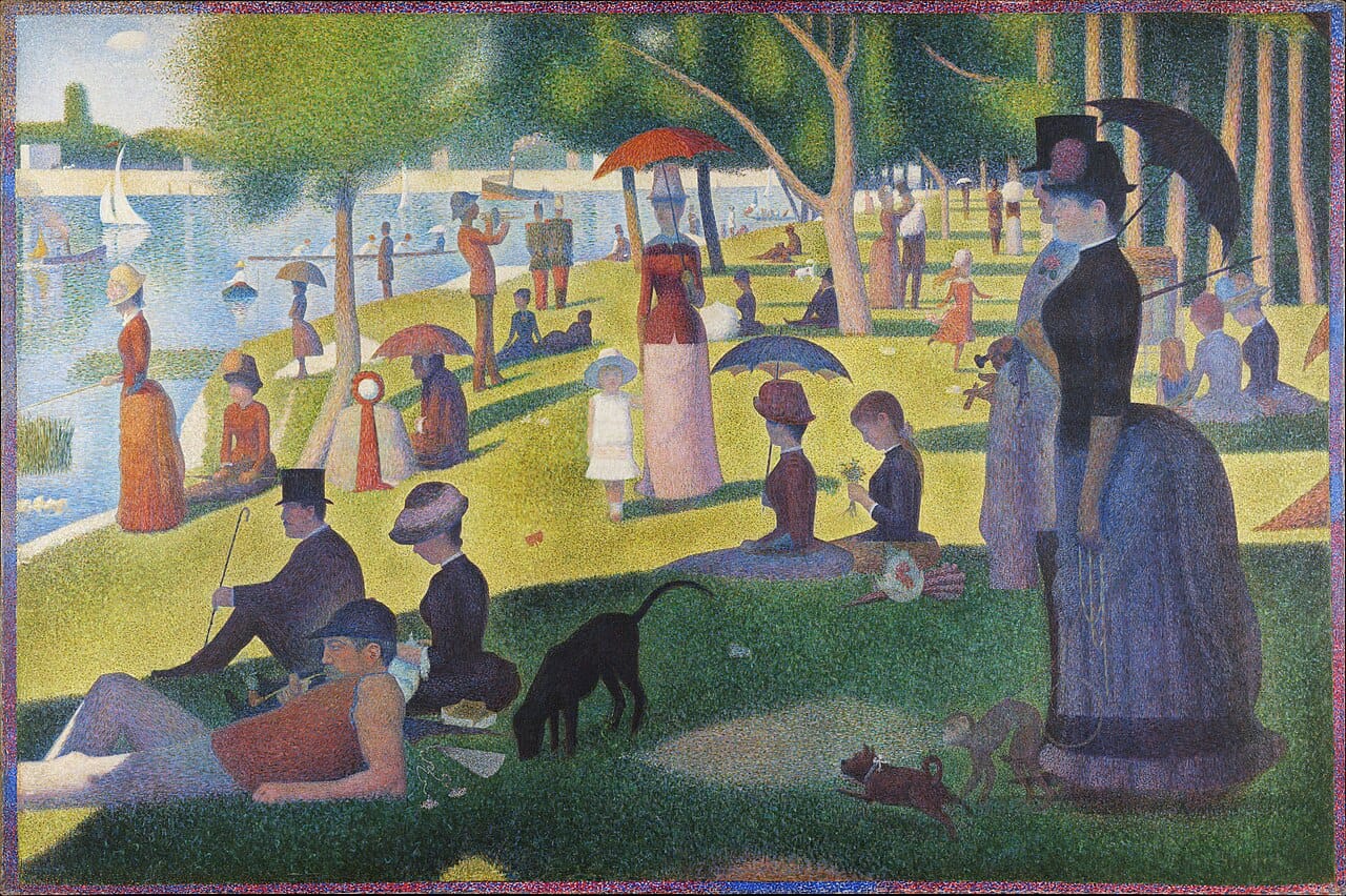Featured painting by Georges Seurat